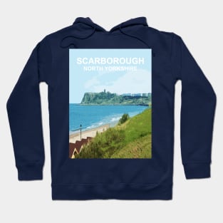 Scarborough North Yorkshire. Travel poster Hoodie